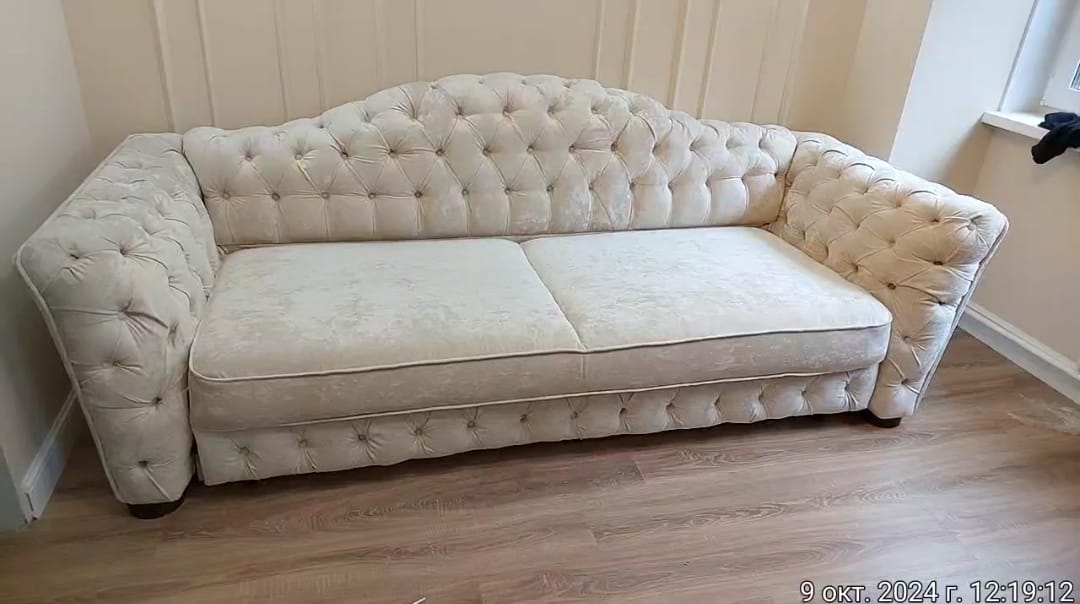 Обивка дивана. Спортивная